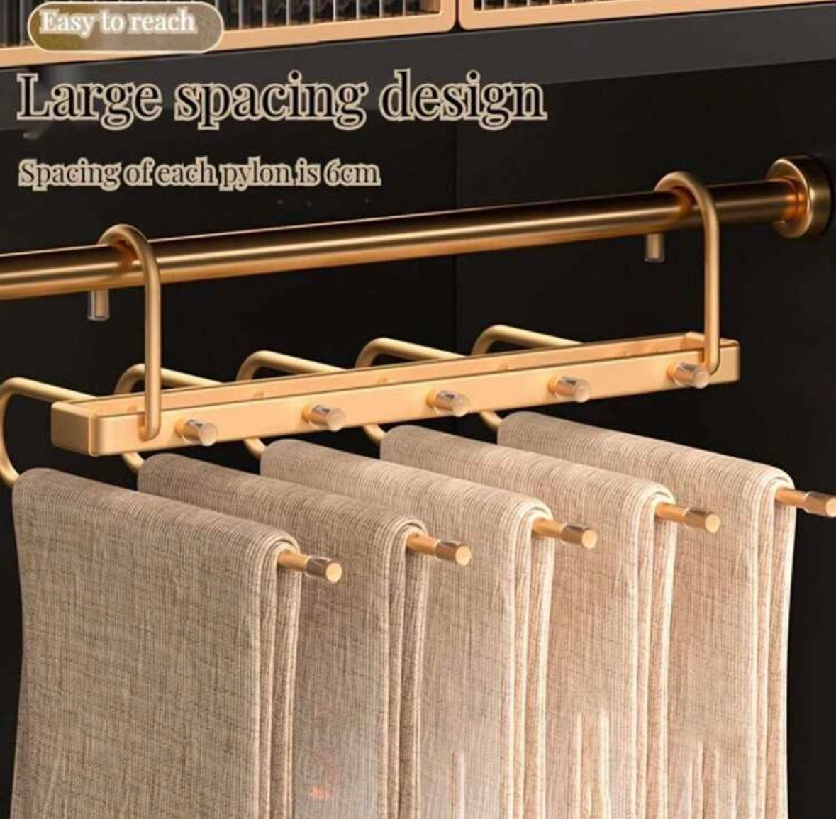 Gold Foldable Trouser Hanger