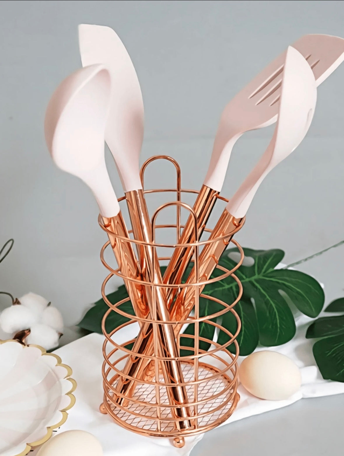 Gold / Rose-Gold Utensil Holder