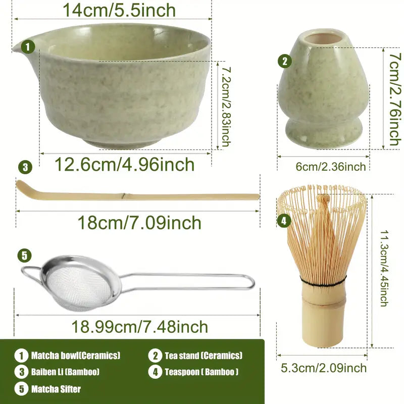 Premium Japanese Matcha Tea Set – Traditional Ceremony Essentials