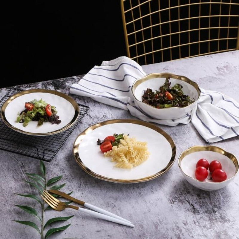 European Style Ceramic Matt Plates / Bowls