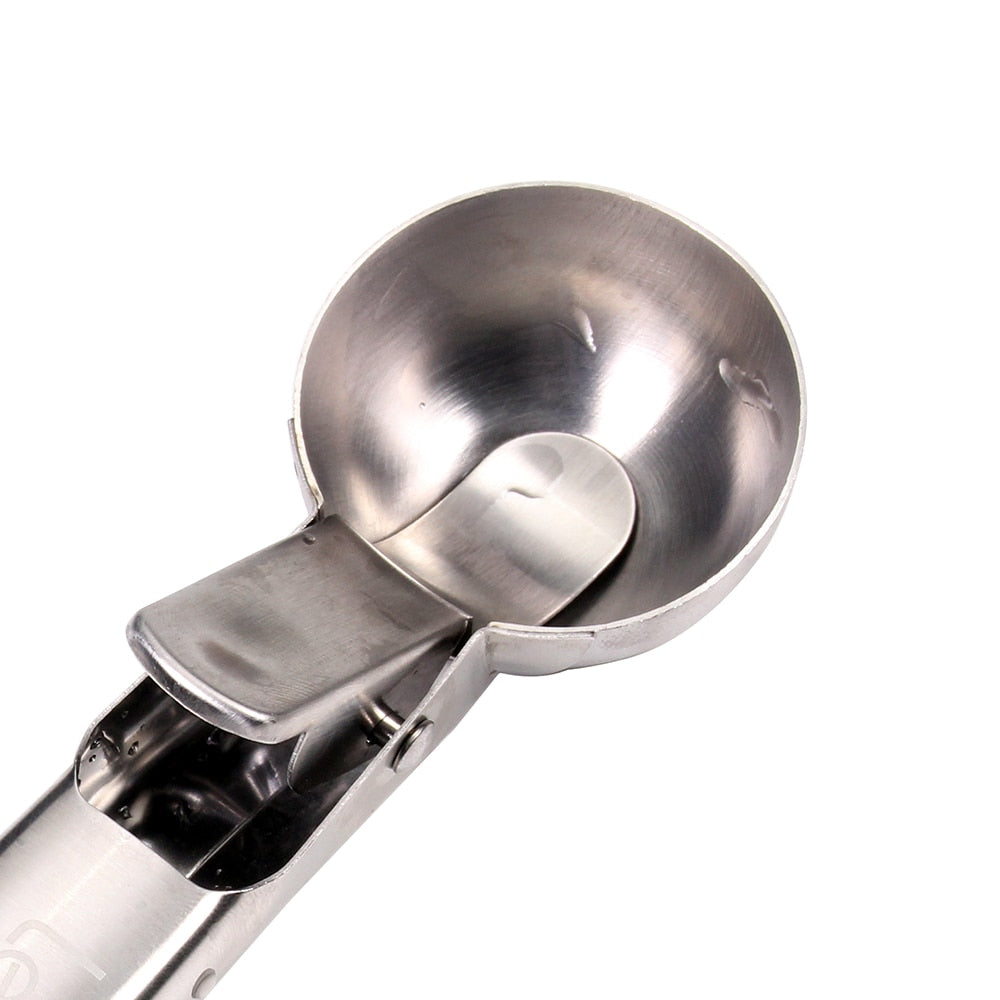 Stainless Steel Ice Cream Scoop with Trigger