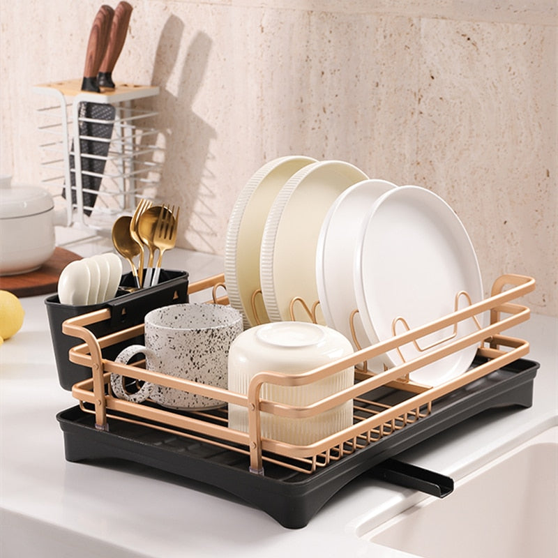 Aluminium Kitchen Dish Drying Rack