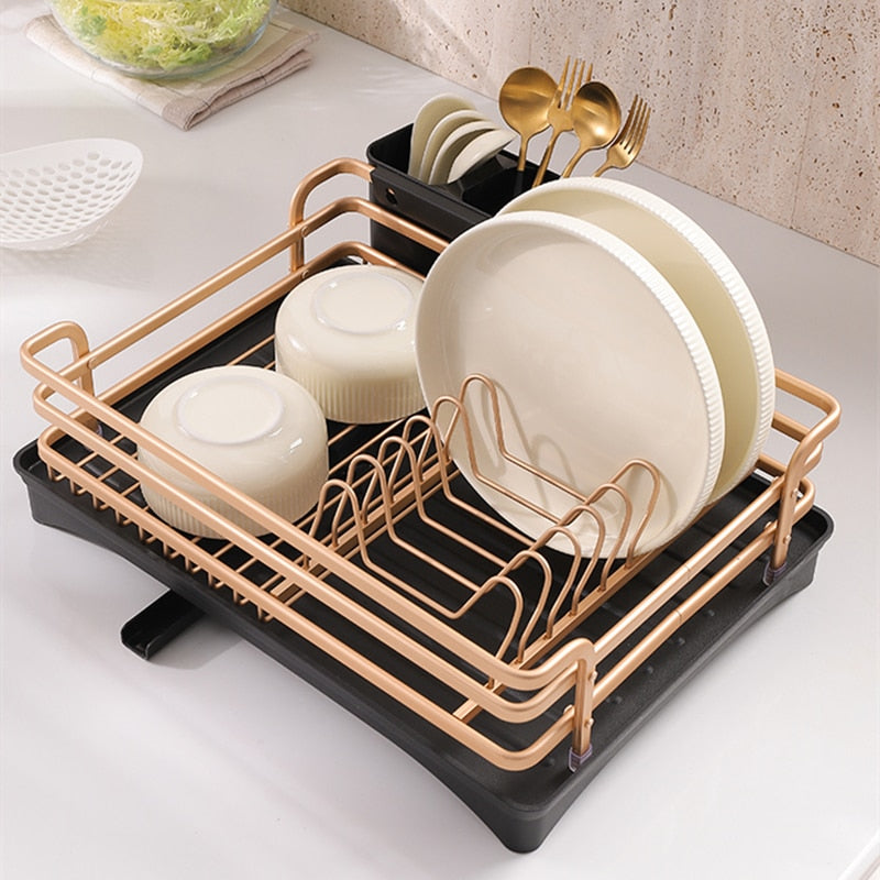Aluminium Kitchen Dish Drying Rack