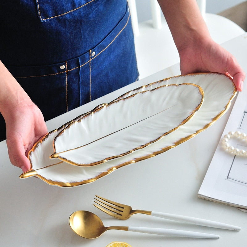 Luxury Ceramic Serving and Storage Tray