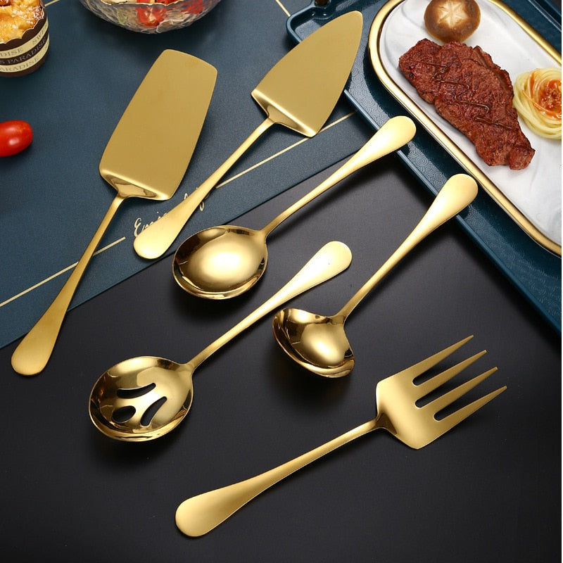 Gold Stainless Steel Cutlery Set