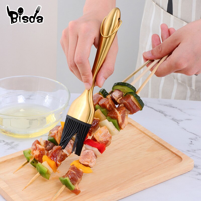 Stainless Steel Silcone Oil brush
