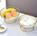 Gold Fruit Dish