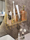 This Gold Iron Hanging Basket