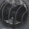 Mellerware Heater Floor Fan Plastic Graphite 2Heat Settings 2000W "Swiss"