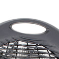Mellerware Heater Floor Fan Plastic Graphite 2Heat Settings 2000W "Swiss"