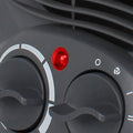 Mellerware Heater Floor Fan Plastic Graphite 2Heat Settings 2000W "Swiss"