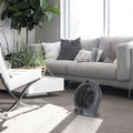 Mellerware Heater Floor Fan Plastic Graphite 2Heat Settings 2000W "Swiss"