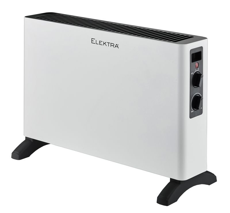 Elektra Portable Convection Heater Portable with Adjustable Thermostat