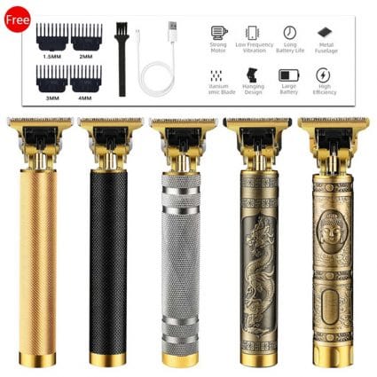 Professional Mens Cordless Haircut Grooming Kit_0