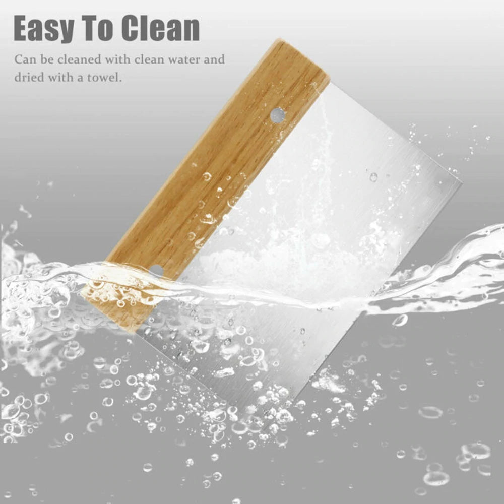 Stainless Steel Dough Scrapper and Cutter_3