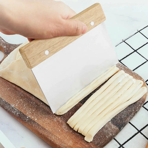 Stainless Steel Dough Scrapper and Cutter_0