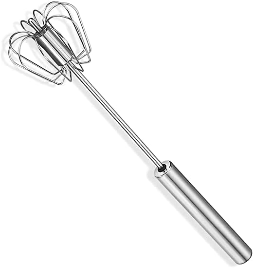 Stainless Steel Egg Beater Whisk-Silver_0