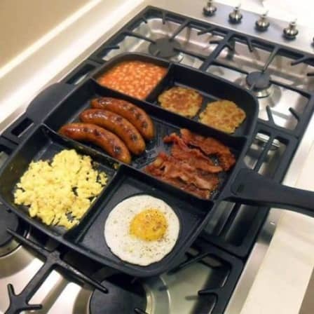 Nonstick 5-in-1 Magic Pan with Dividers_0