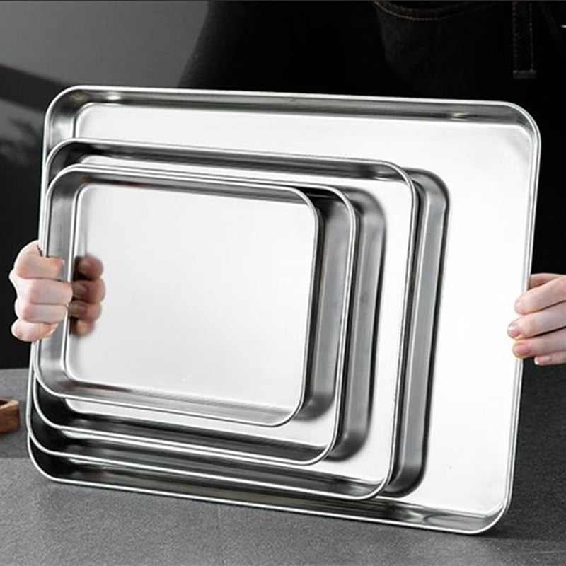 Rectangle Stainless Steel Storage Trays
