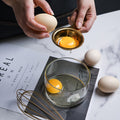 Gold Colander, Stainless Steel Spoon, Egg Separator