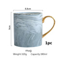 Gold Marble Ceramic Dishes