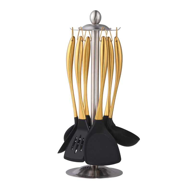 Golden Kitchen Utensil Set