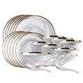 Gold Marble Ceramic Dishes
