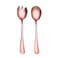 2Pcs Gold Stainless Steel Cutlery Set