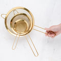 Stainless Steel Gold Mesh Colanders