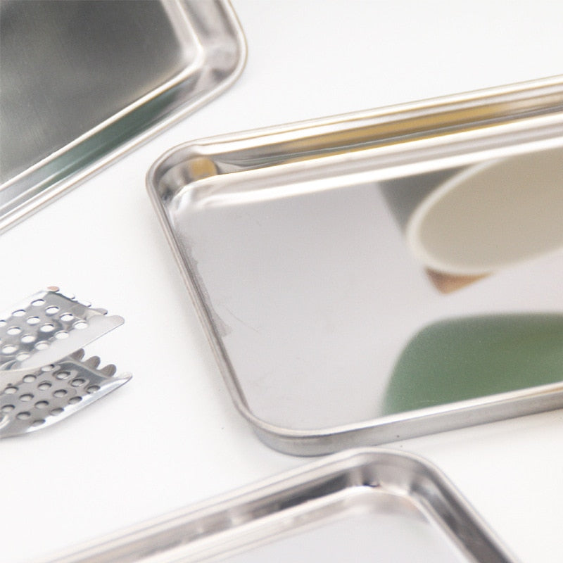 Rectangle Stainless Steel Storage Trays