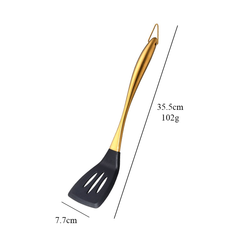 Golden Kitchen Utensil Set