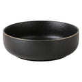 Black Matte Gold Edge Dinnerware Set