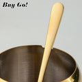Gold Stainless Steel Seasoning, Spice, Salt and Sugar Condiment Pot Set